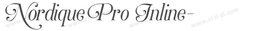 Nordique Pro Inline字体转换
